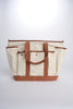 Borsa worker canvas pelle