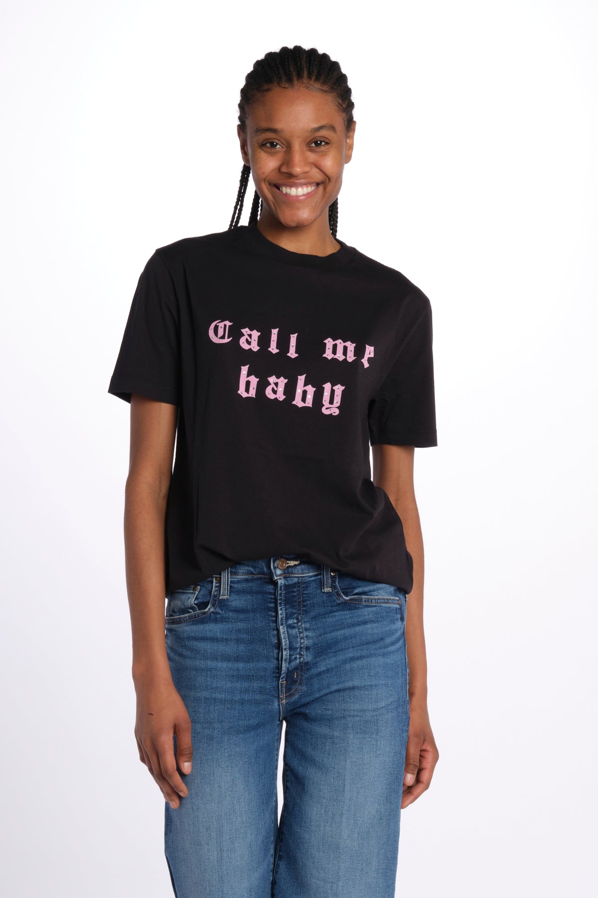 Edwin hc call me baby strass JWTS02804 BLACK zadig & voltaire 
