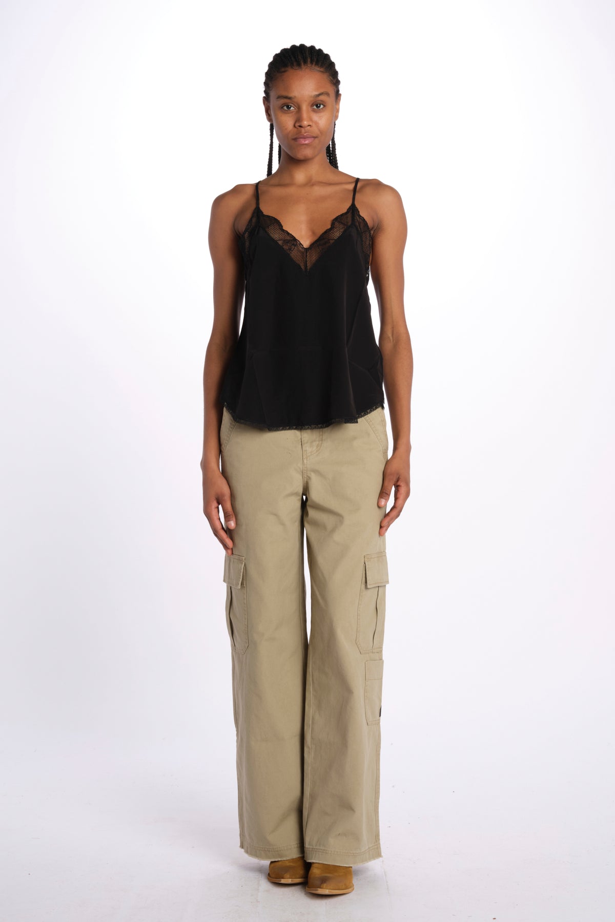 Christy cdc perm top spallina sottile PWGCP0702F NOIR zadig & voltaire 