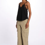 Christy cdc perm top spallina sottile PWGCP0702F NOIR zadig & voltaire 