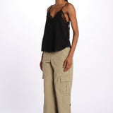 Christy cdc perm top spallina sottile PWGCP0702F NOIR zadig & voltaire 