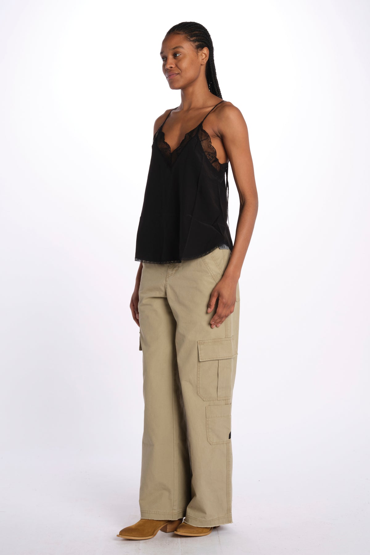 Christy cdc perm top spallina sottile PWGCP0702F NOIR zadig & voltaire 