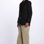 VICKA giacca in tweed lurex con bottoni oro WWBL00838 NERO zadig & voltaire 