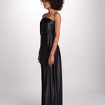 abito lungo con elastico 3326 BLACK access 