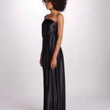 abito lungo con elastico 3326 BLACK access 