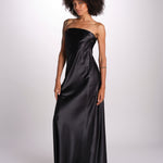 abito lungo con elastico 3326 BLACK access 