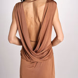 abito lungo in jersey con scollo dietro 3328 CHOKO access 