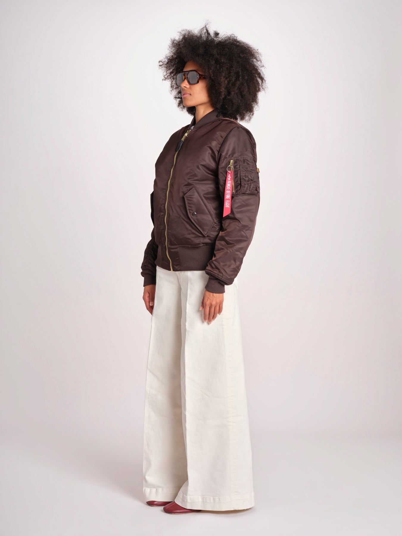 bomber basic SS100101 696 HUNTER BROWN alpha 