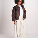 bomber basic SS100101 696 HUNTER BROWN alpha 