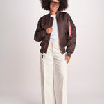 bomber basic SS100101 696 HUNTER BROWN alpha 