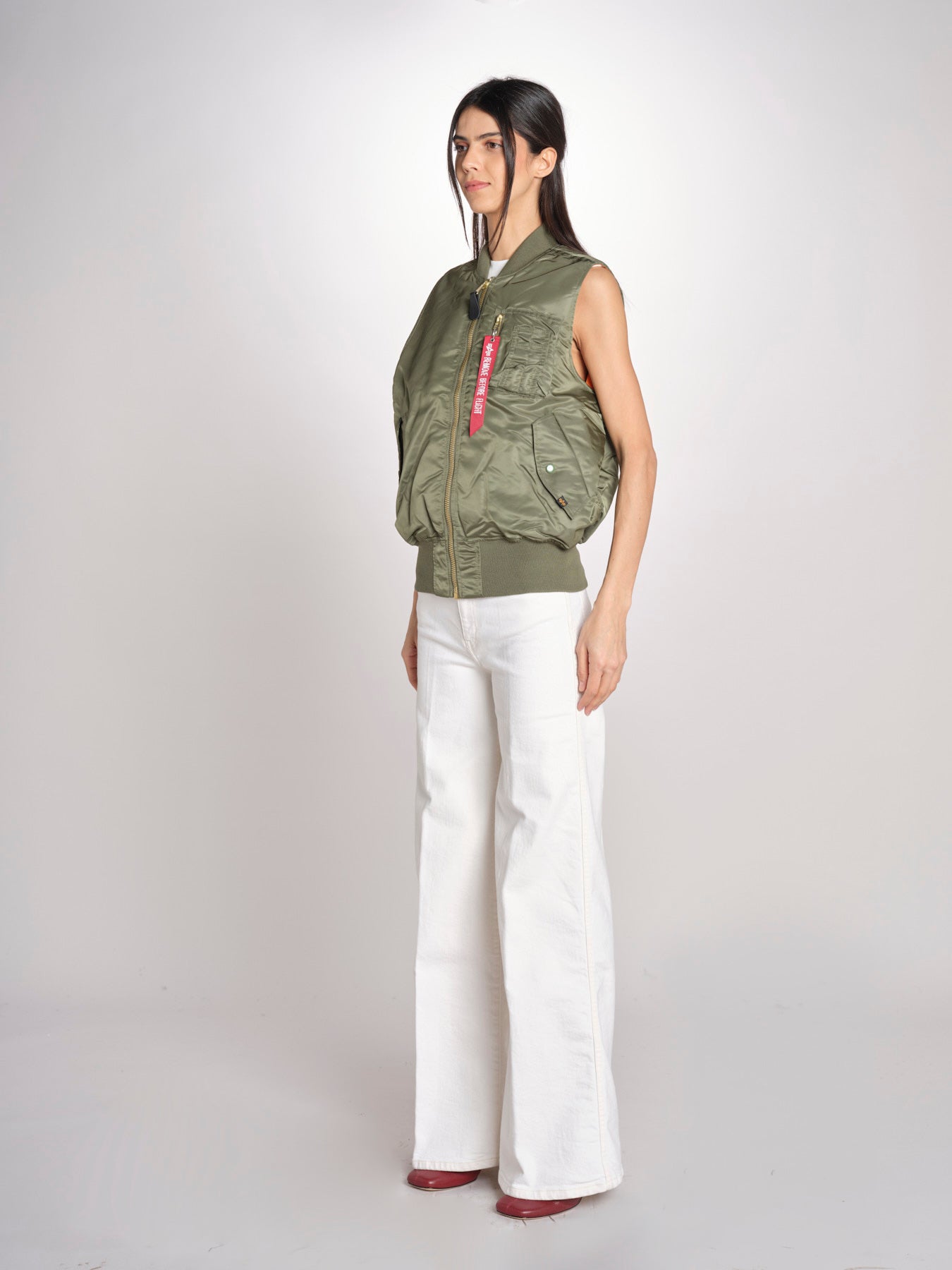 Gilet SS156146 01 SAGE GREEN alpha 
