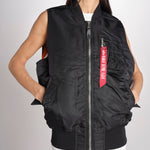 Gilet SS156146 03 BLACK alpha 