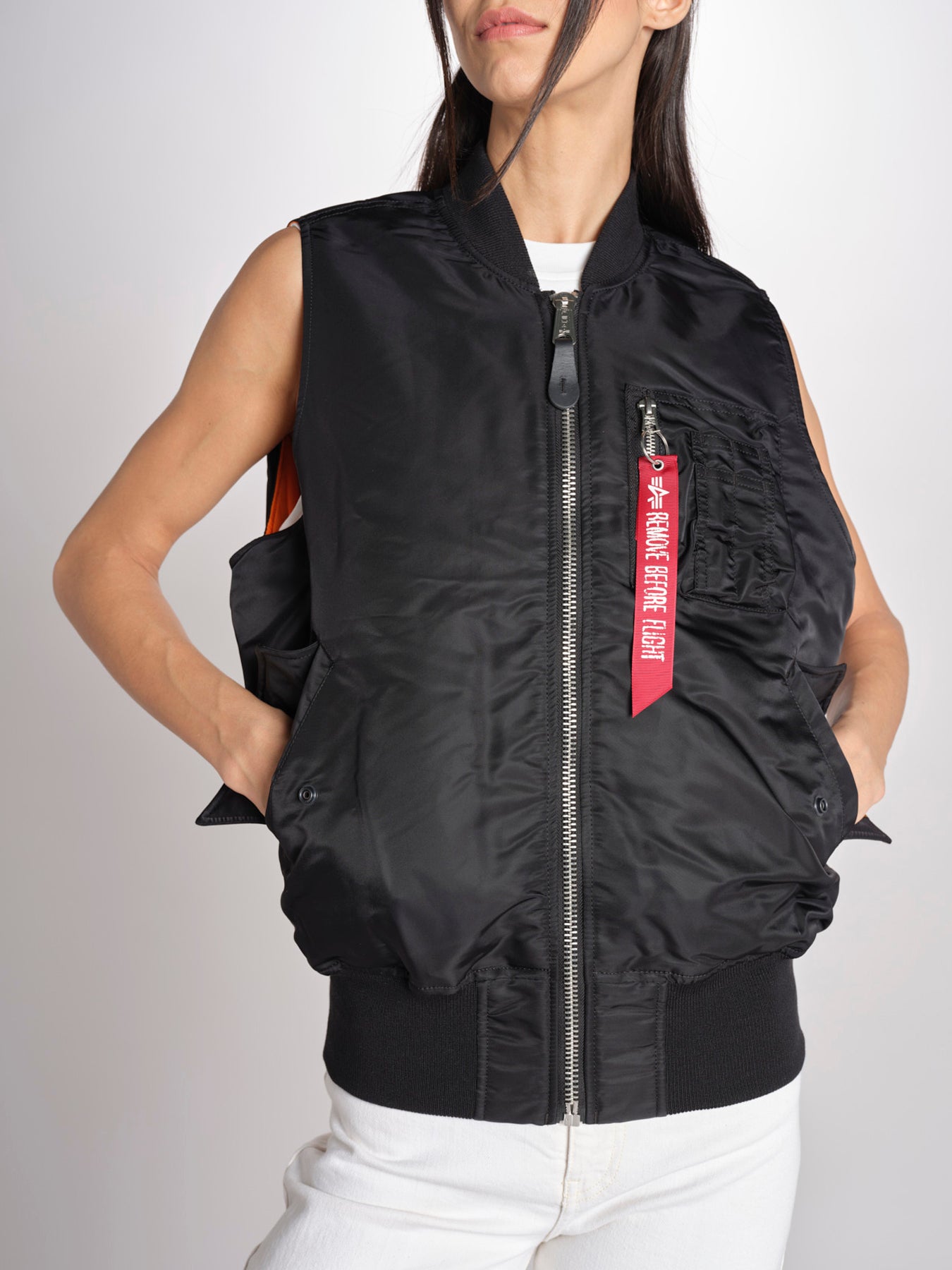 Gilet SS156146 03 BLACK alpha 