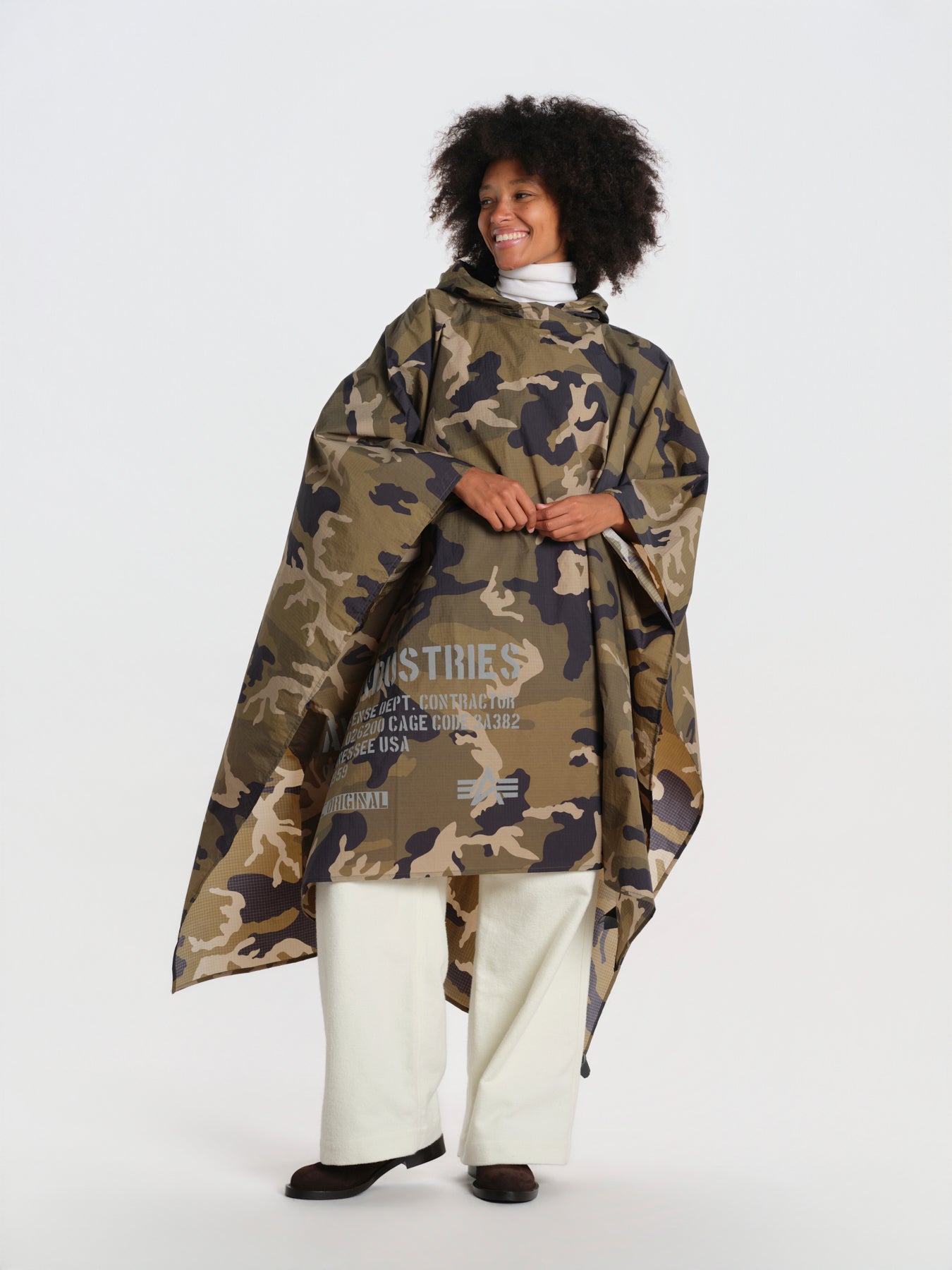 poncho in nylon SS266117 408 alpha 