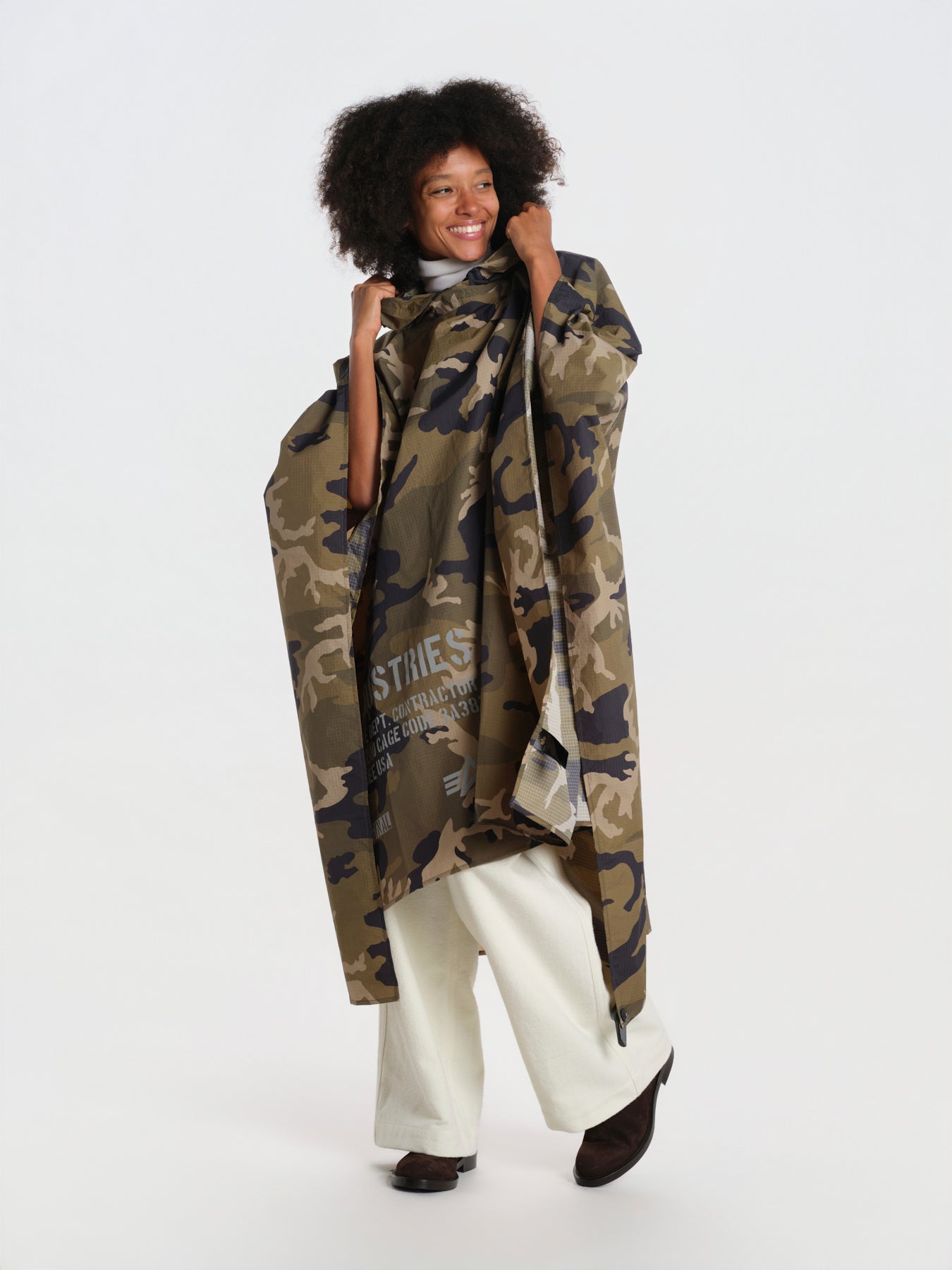 poncho in nylon SS266117 408 alpha 