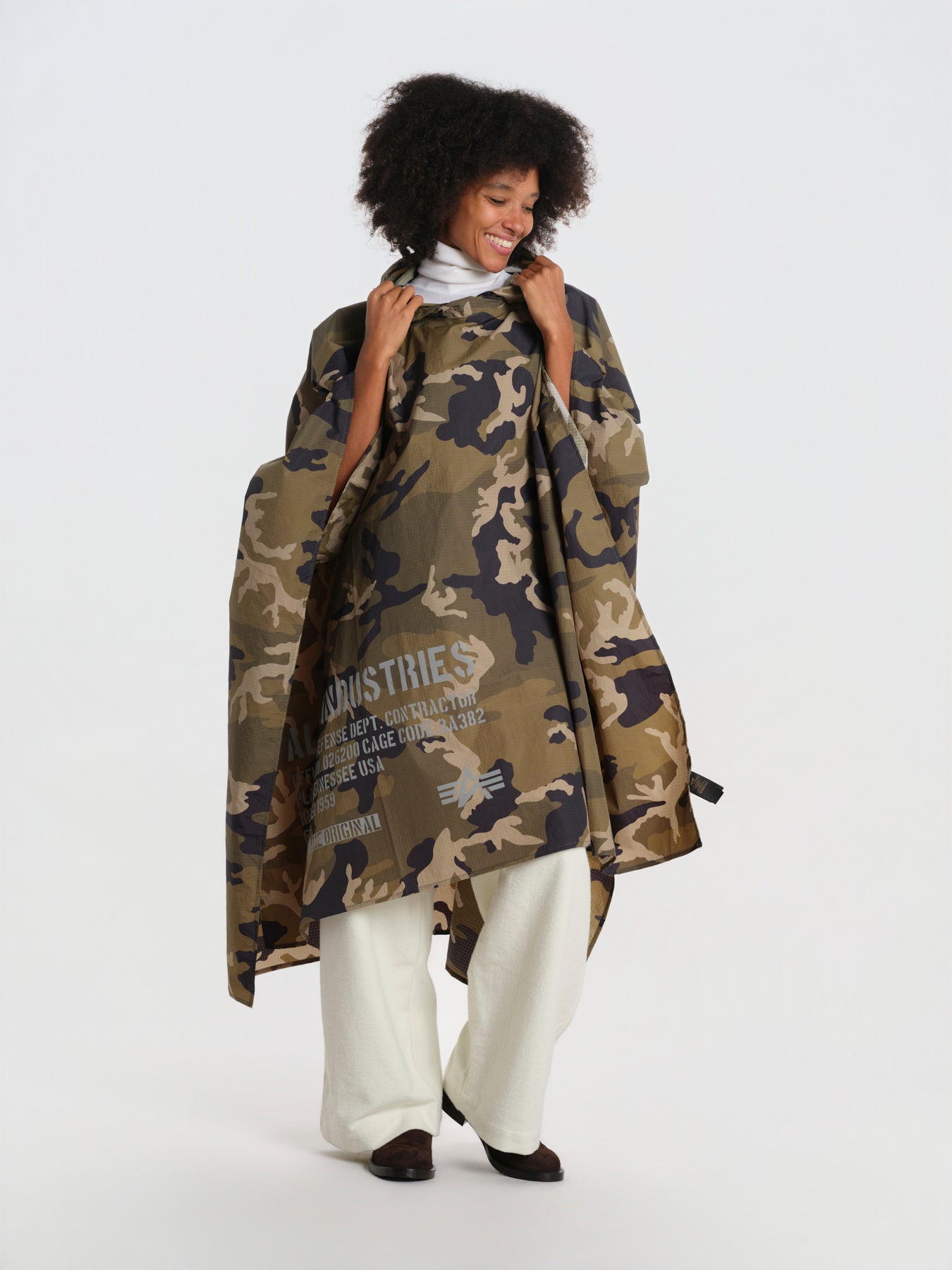 poncho in nylon SS266117 408 alpha 