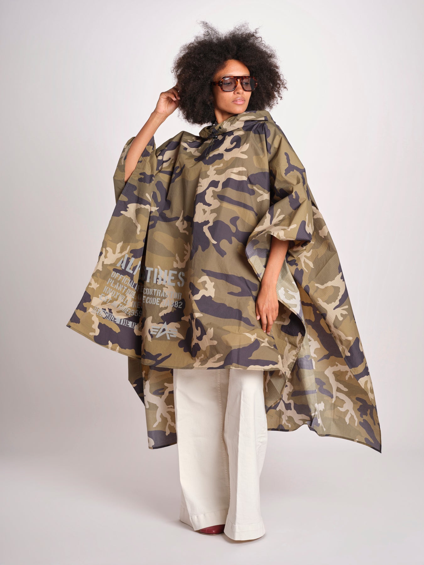 poncho in nylon SS266117 408 alpha 