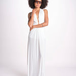 JOELE abito lungo con scollo profondo e schiena nuda JOELE OFF WHITE amazuìn 