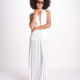JOELE abito lungo con scollo profondo e schiena nuda JOELE OFF WHITE amazuìn 