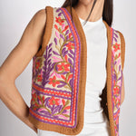 gilet con ricami SUNA GILET CREAM antik batik 