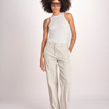 pantalone gessato 0142 22042 NATURALE aspesi 