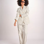 pantalone gessato 0142 22042 NATURALE aspesi 