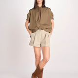 bermuda con risvolto 0222 85047 BEIGE aspesi 