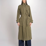 Trench in cotone 0763 85260 MILITARE aspesi 