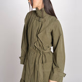 Trench in cotone 0763 85260 MILITARE aspesi 