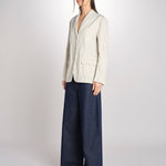 Blazer 3 bottoni gessato 0973 22042 NATURALE aspesi 