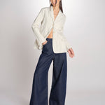 Blazer 3 bottoni gessato 0973 22042 NATURALE aspesi 