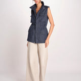 gilet sahariana in denim 1306 01998 DENIM SCURO aspesi 