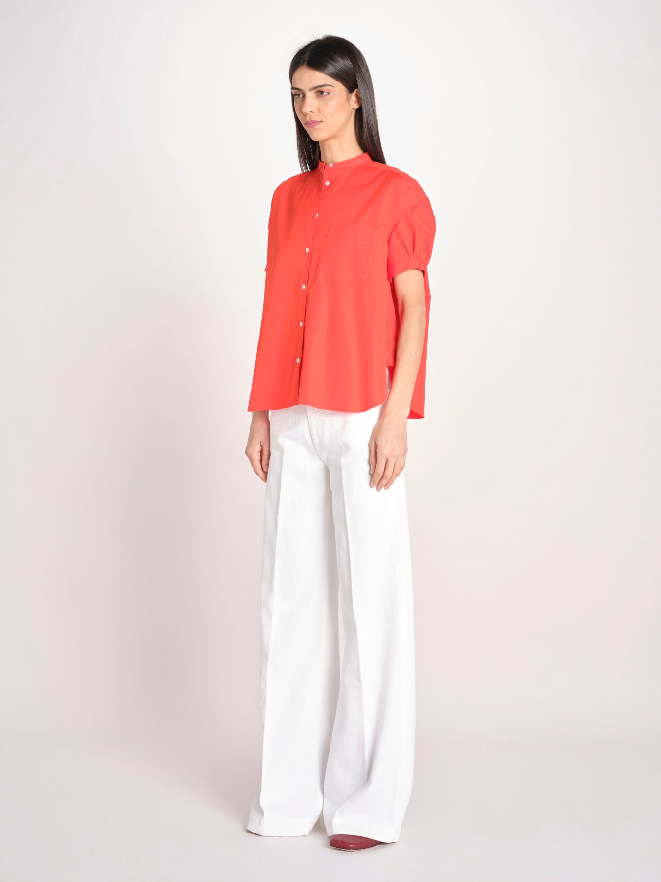 camicia guru a manica corta 5410 85301 GERANIO aspesi 