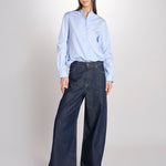 camicia con collo guru 5416 07126 AZZURRO aspesi 