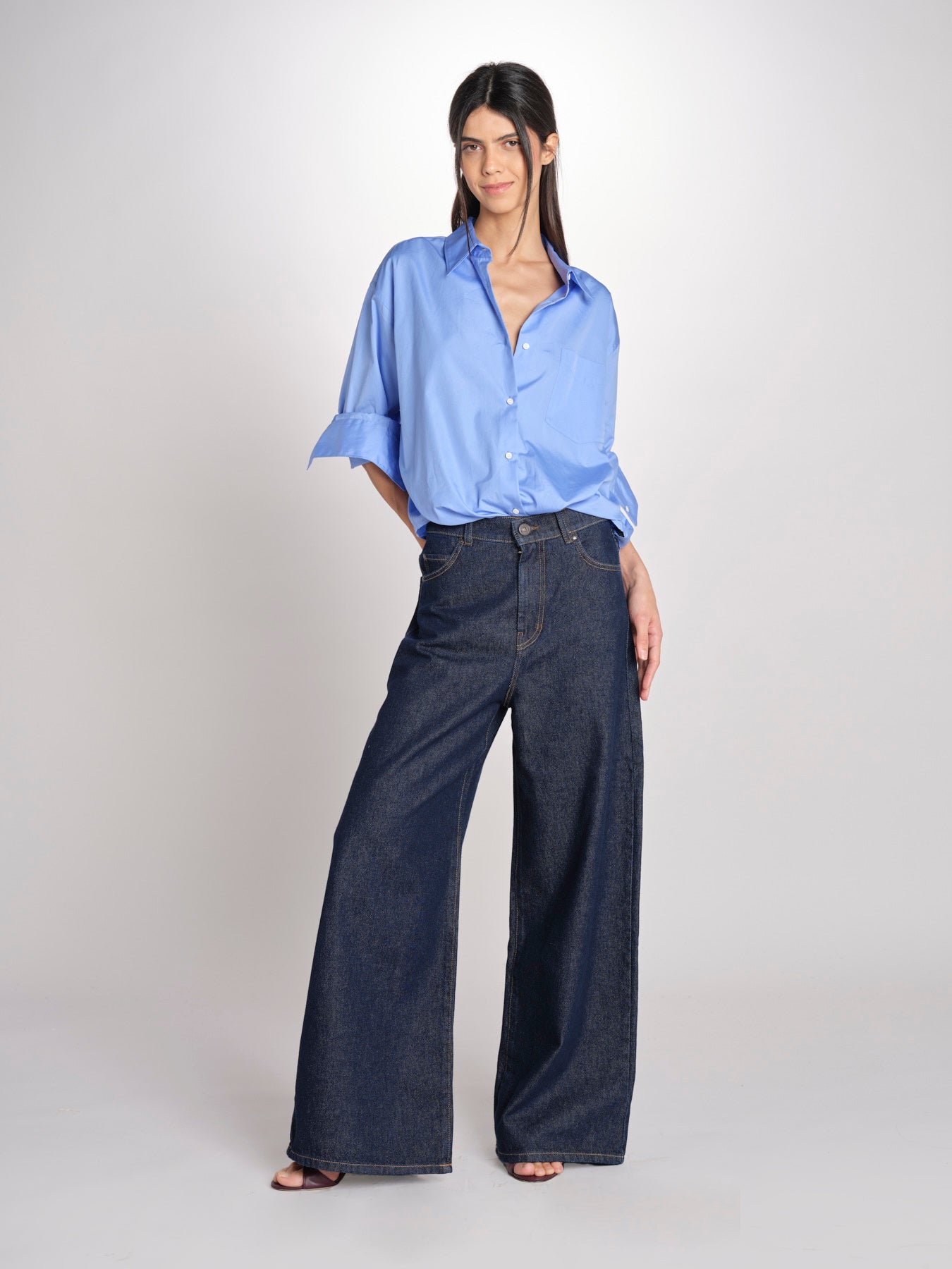 camicia maschile 5446 07103 AZZURRO aspesi 