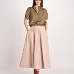 gonna a ruota in nylon 5N23 01047 BEIGE aspesi 