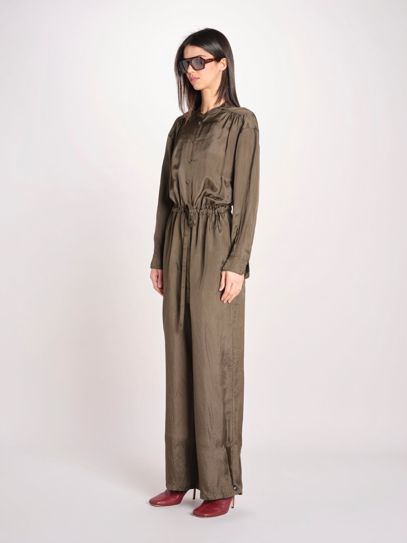 tuta in seta 7903 77332 MILITARE aspesi 