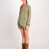 N616 giacca in nylon con tasche N616 01260 VERDE aspesi 