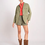 N616 giacca in nylon con tasche N616 01260 VERDE aspesi 
