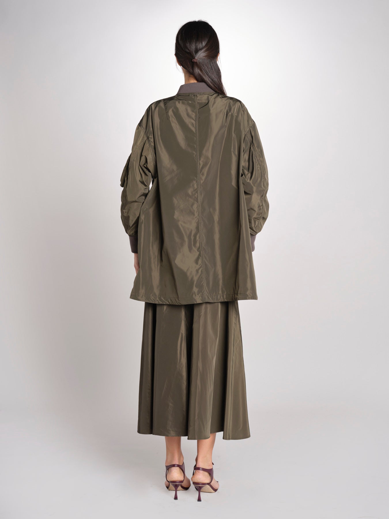 Bomber lungo N622 01237 MILITARE aspesi 
