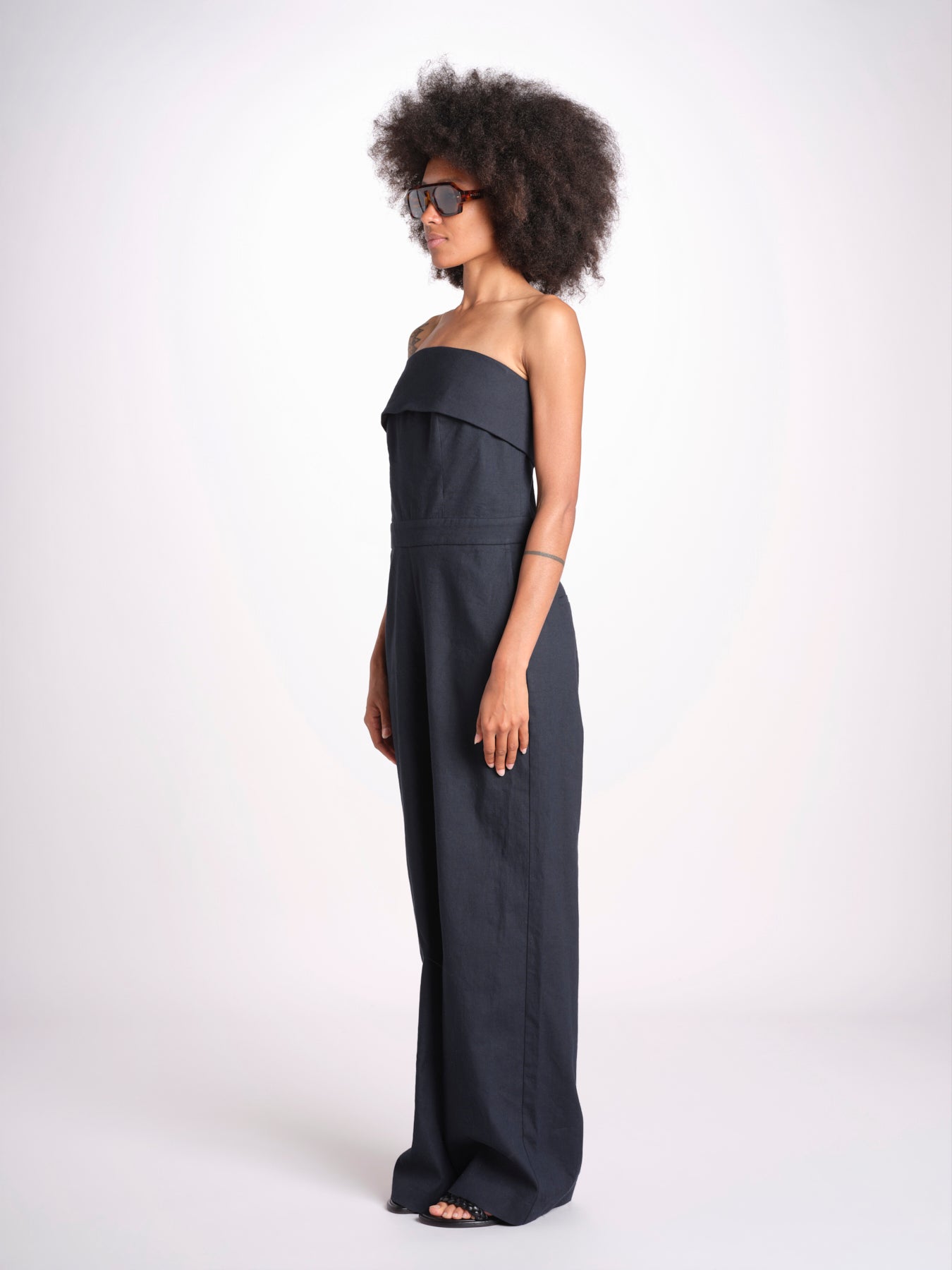 tuta in lino CENELIA NAVY ba&sh 
