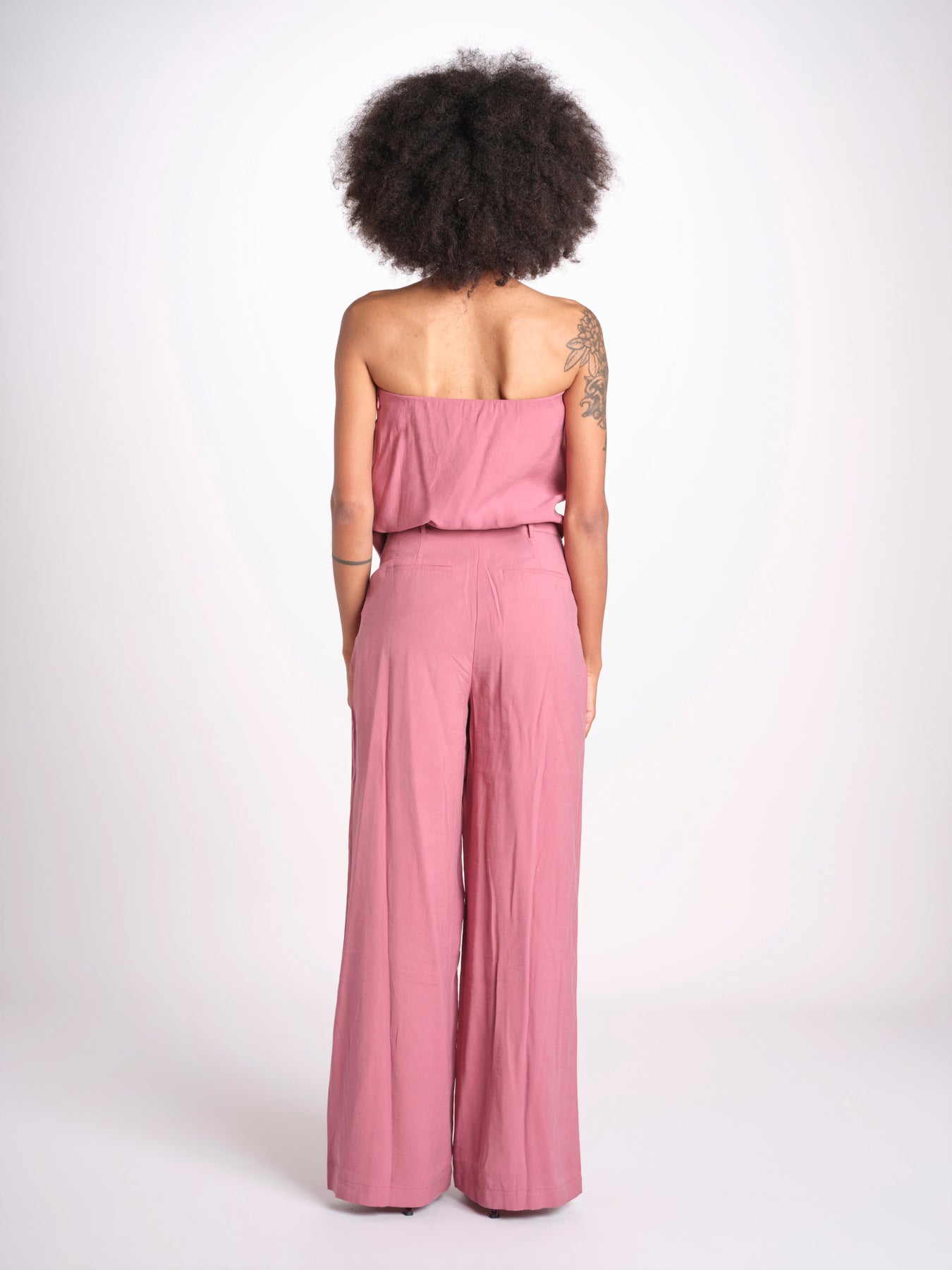 pantalone in lino con pinces DEANA ROSE ba&sh 