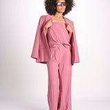 pantalone in lino con pinces DEANA ROSE ba&sh 