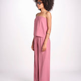 top in lino con elastico DEBORA ROSE ba&sh 