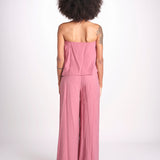 top in lino con elastico DEBORA ROSE ba&sh 