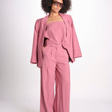 top in lino con elastico DEBORA ROSE ba&sh 