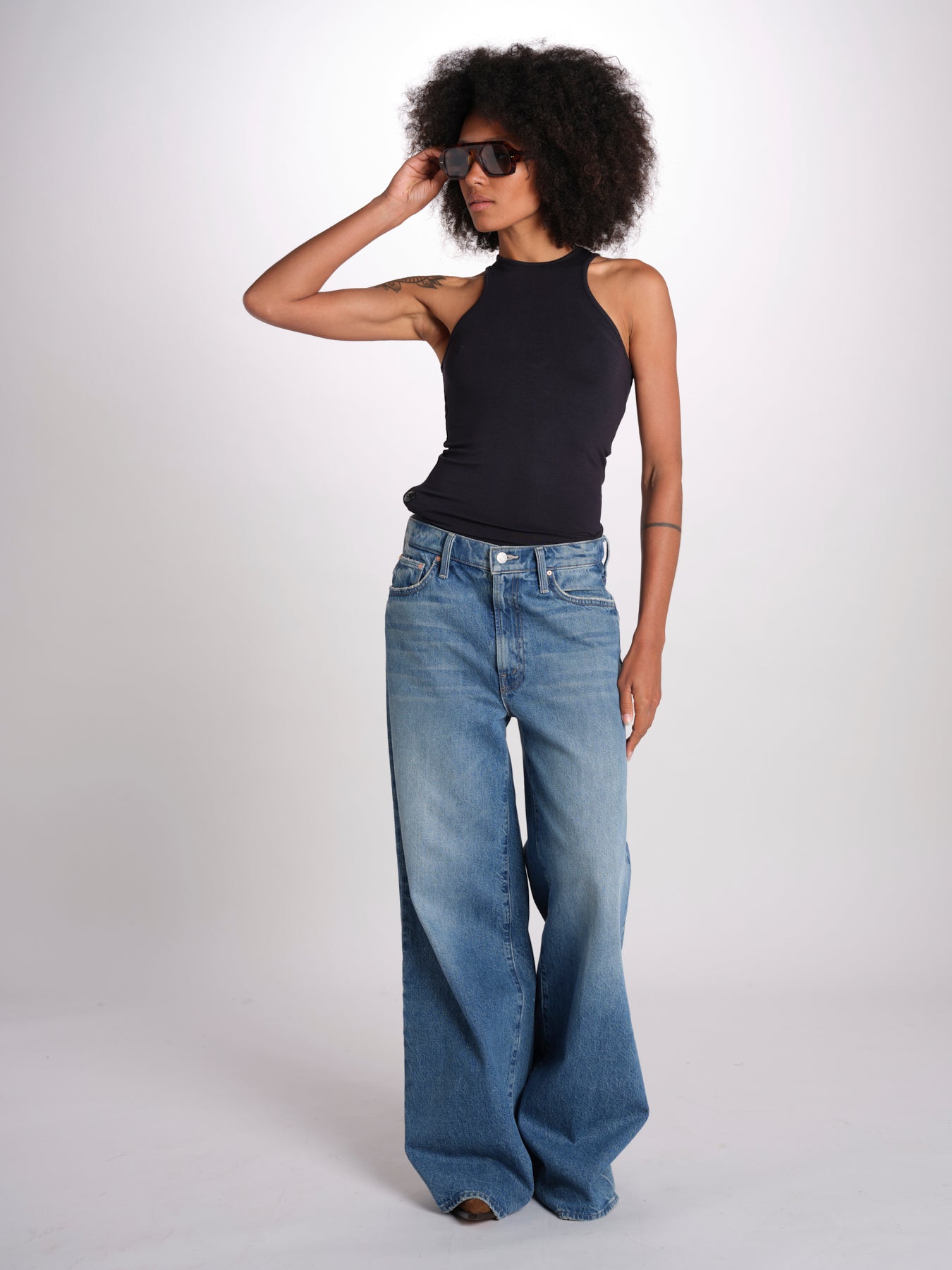 canottiera con scollo sul retro GEMMA ENCRE ba&sh 