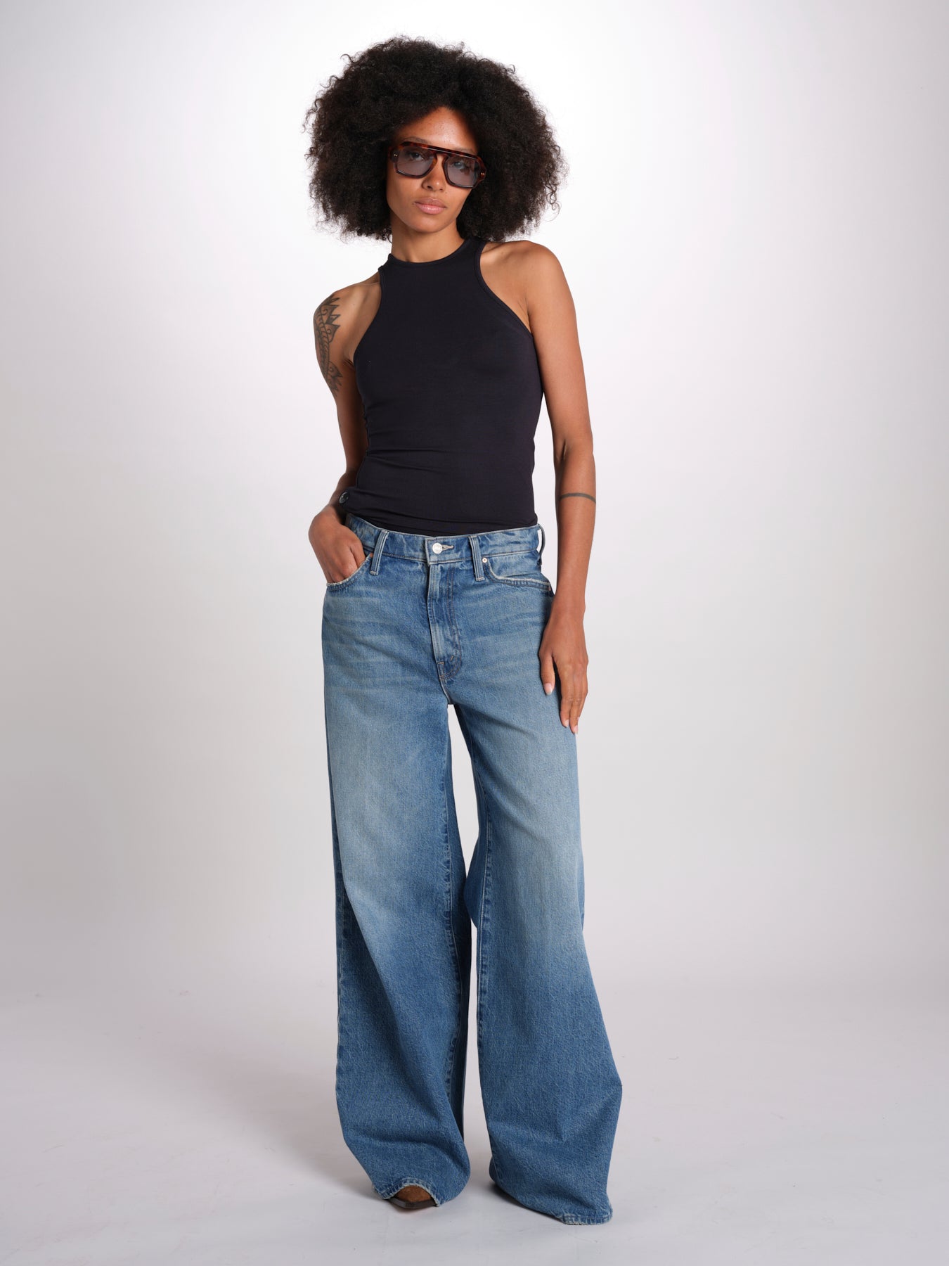 canottiera con scollo sul retro GEMMA ENCRE ba&sh 