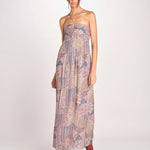 abito stampato con spalline PIETRA ROSE ba&sh 