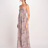 abito stampato con spalline PIETRA ROSE ba&sh 